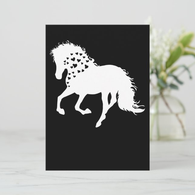 2- Horse Shirt, Horse Lover Tee, Girls Horse Invitation (Standing Front)