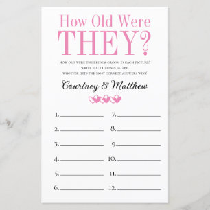 2 in 1 Bridal Shower Games