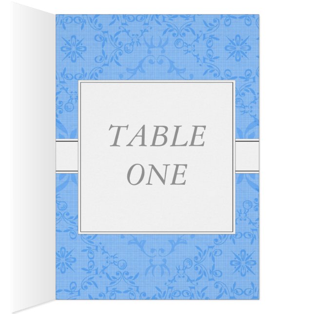 2-in-1 Wedding Reception Table Cards & Menu Cards (Inside (Right))