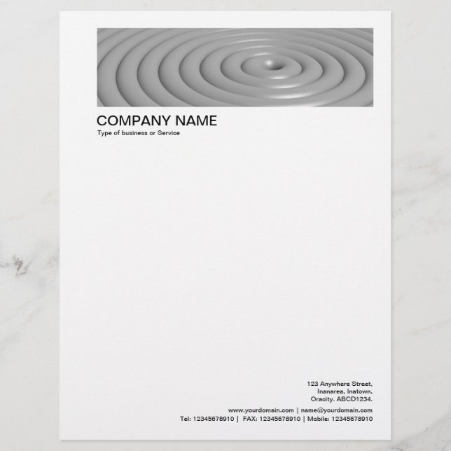 2 in Header 1/2 In Border 1in L Margin - Rings Custom Letterhead (Front)