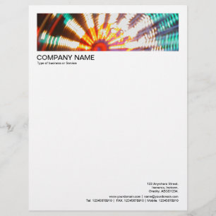 2 in Header 1/2 Inch Border - Ferris Wheel Custom Letterhead