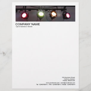 2 in Header 1/2 Inch Border - Lighting Rail Custom Letterhead