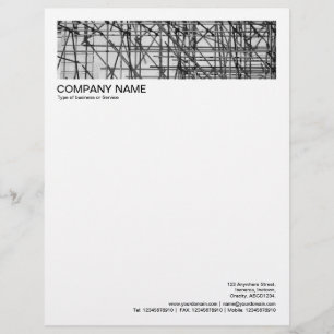 2 in Header 1/2 Inch Border - Scaffold Custom Letterhead