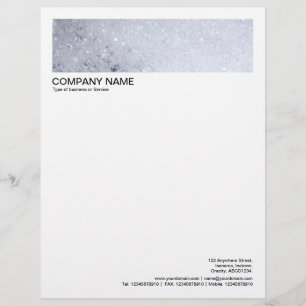 2 in Header 1/2 Inch Border - Soap Suds Custom Letterhead