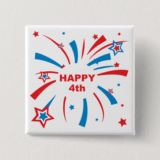 2 Inch Square Button (Front)