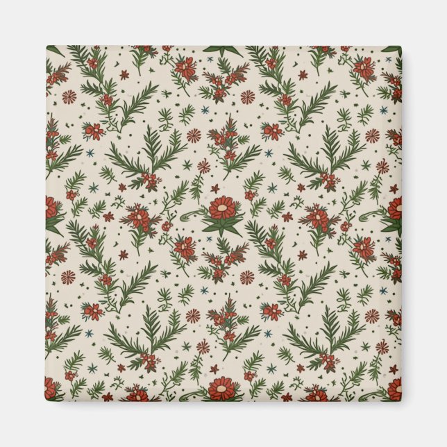 2 Inch Square Magnet for Christmas (Front)