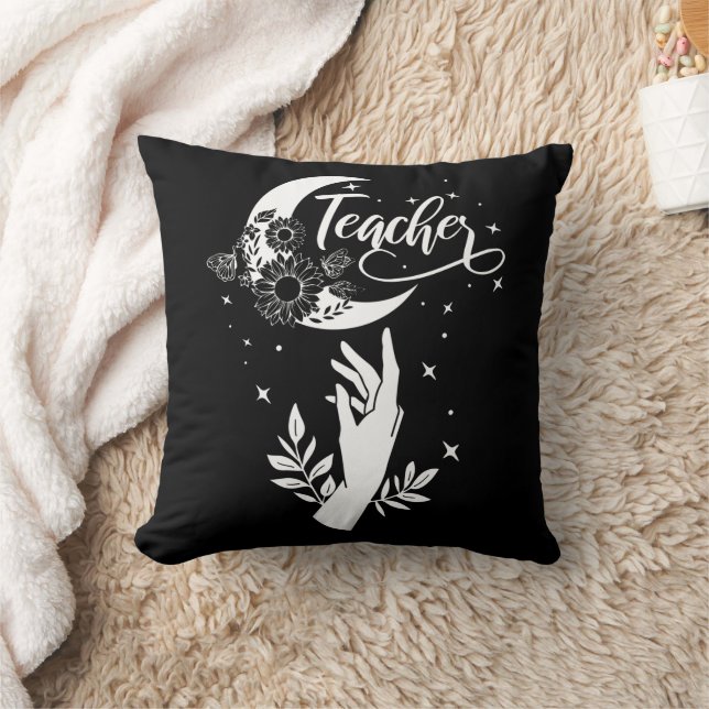 2- Inspirational Teacher Shirt, Minimalist Teacher Cushion (Blanket)