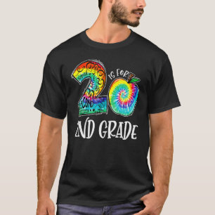 2 Is For 2nd Grade Tie Dye Student Teacher Back To T-Shirt