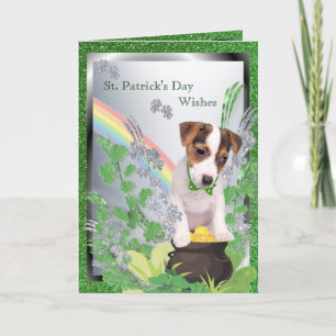 2. Jack Russell Number One Health Luck Happiness Card