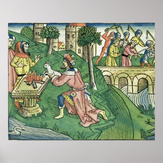 2 Kings 16 9-16 The people of Damascus are taken c Poster (Front)