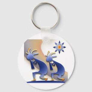 2 Kokopelli #128 Key Ring