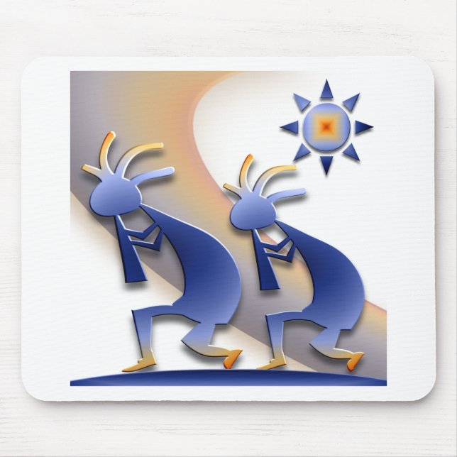 2 Kokopelli #128 Mouse Mat (Front)