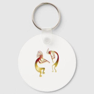 2 Kokopelli #40 Key Ring