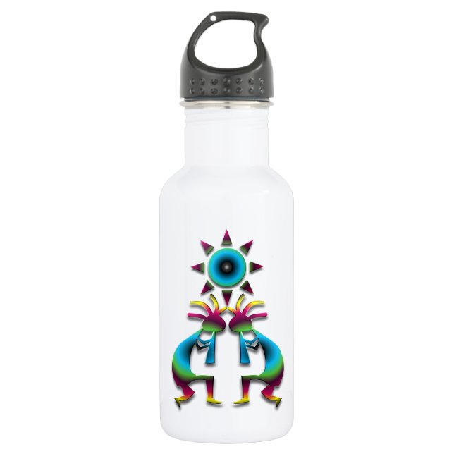 2 Kokopelli #41 532 Ml Water Bottle (Front)
