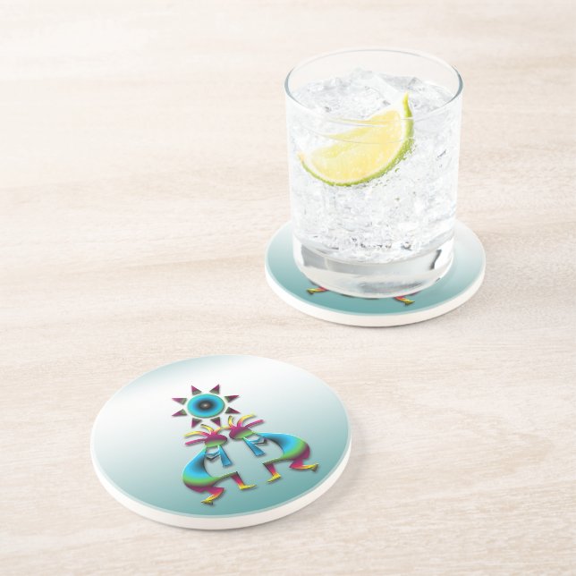 2 Kokopelli #41 Coaster (Side)