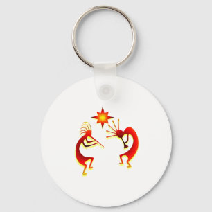 2 Kokopelli #52 Key Ring