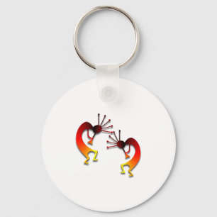 2 Kokopelli #64 Key Ring