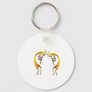 2 Kokopelli #70 Key Ring