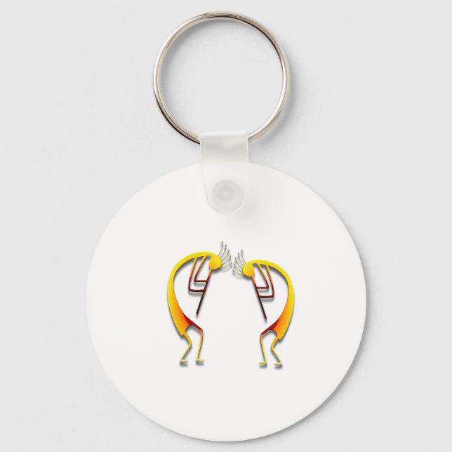 2 Kokopelli #70 Key Ring (Front)