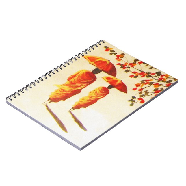 2 Laotian Buddhist Monks Notebook (Left Side)