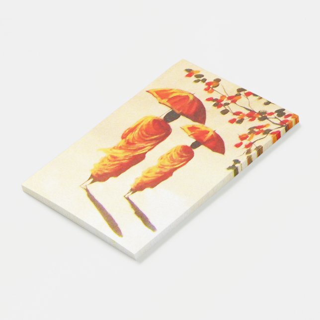 2 Laotian Buddhist Monks Post-it Notes (Angled)