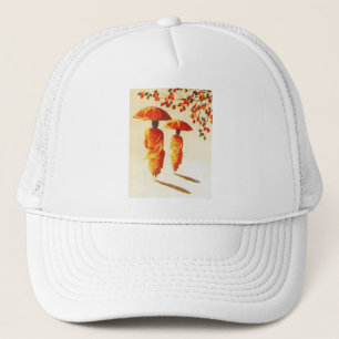 2 Laotian Buddhist Monks Trucker Hat