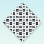 2 Logo's Simple Repeating Logo Bandana<br><div class="desc">Easily replace with your own logo.</div>