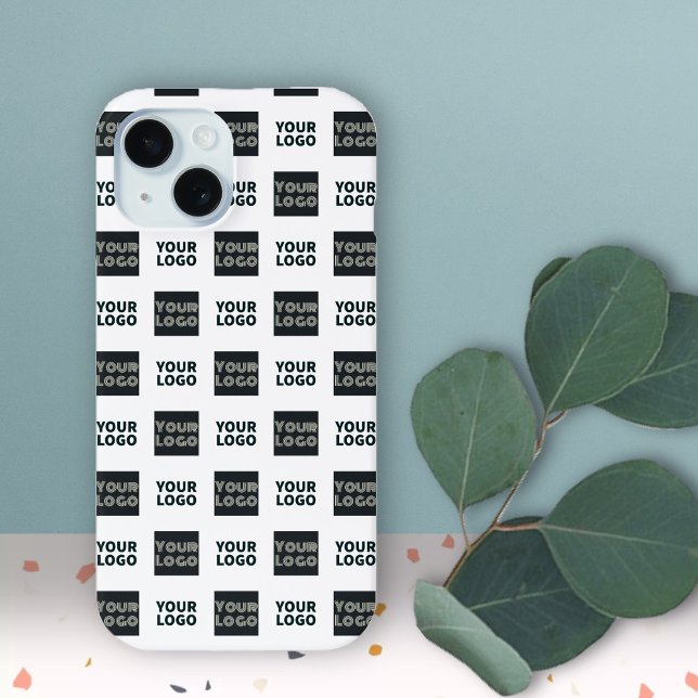 2 Logos Simple Repeating Logos | White Case-Mate iPhone Case (Creator Uploaded)