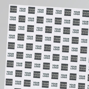 2 Logos Simple Repeating Logos White Tissue Paper