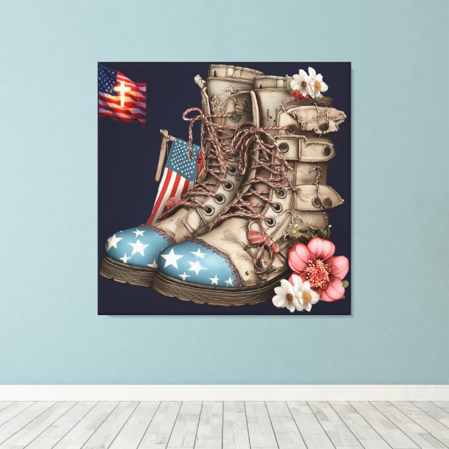 #2 Love Canvas Print (Insitu(Wood Floor))