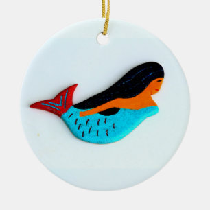 2 mermaids ornament