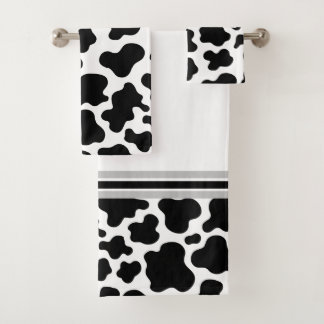 2% Milk Cow Bath Towel Set