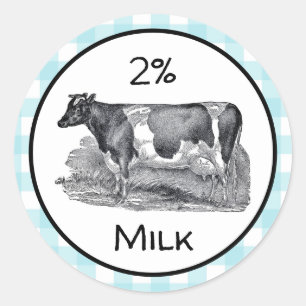 2% Milk Label