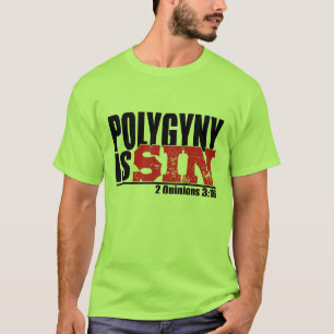 2 Opinions re Polygyny no white background T-Shirt