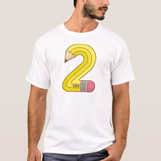 #2 Pencil T-Shirt (Front)