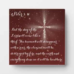 2 Peter 3:10 Plaque