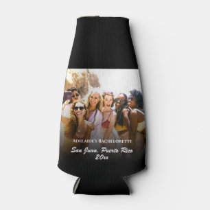 2 Photo Bachelorette Party Favour Personalised Bottle Cooler