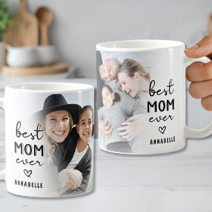 2 Photo Best Mum Ever Coffee Mug