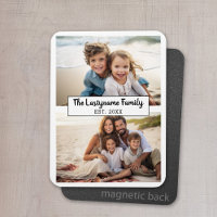 2 Photo Collage Family Name CAN EDIT COLOR