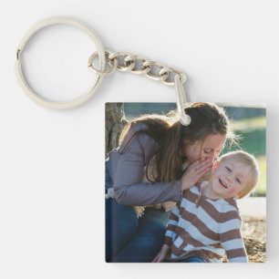 2 Photo Custom Key Ring