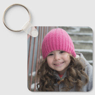 2 Photo Double Sided Easy Upload Cute Gift Key Ring