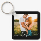 2 Photo Double Sided Template Love Text Metal