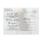 2 Photo Graduation Modern Script Save the Date