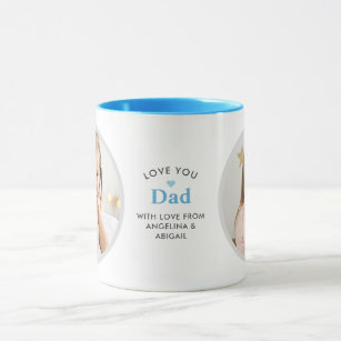 2-Photo Love You Dad/Other Personal Message Mug