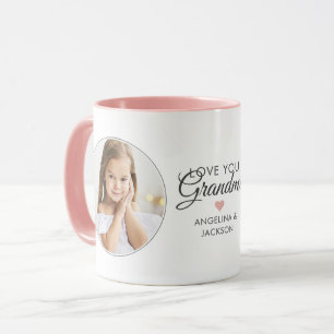 2-Photo Love You Grandma/Granny/Nana Mug