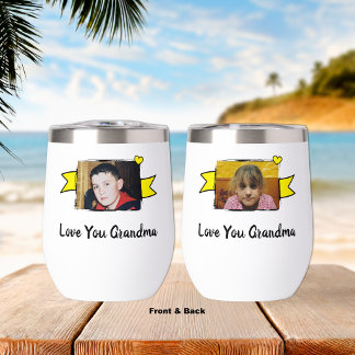 2 photo love you grandma yellow