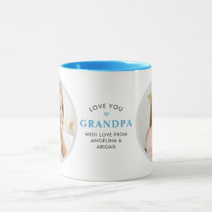 2-Photo Love You Grandpa/Other Personal Message Mug