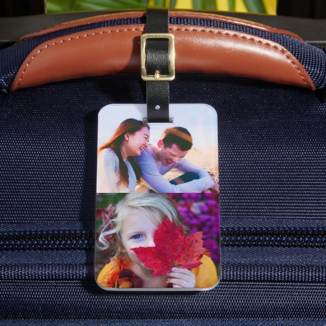 2 Photo Luggage Travel Tag (Front Insitu 2)