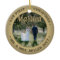 2 Photo Our First Christmas Married Black and Gold