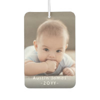 2 Photo Simple Modern White Text Overlay Family